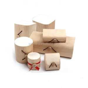 birch veneer soft bark wooden cylinder packaging box for gift