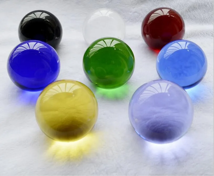 Round 50mm Glass Crystal Balls With Hole Buy Glass Crystal Balls With