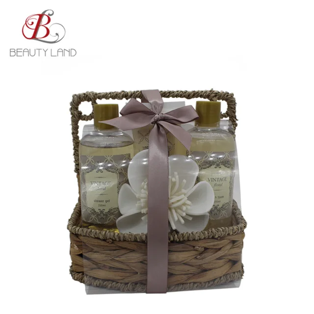 new design nature bath set gift manufacturer