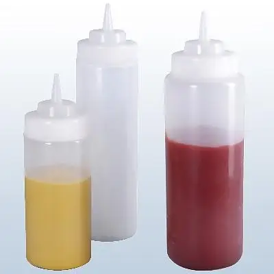 Plastic Sauce Squeeze Bottle In Different Size and Shape/Ketchup Bottle With Cap