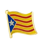 Affordable Jeans Decoration Countries Flag Lapel Pin Metal Enamel Grille Badge