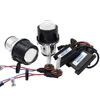 2.5 inch Fog Light Bi Xenon Projector Lens 35W Xenon Kit For Toyota/Ford/Universal/Nissan Full Metal Auto H11 bulbs hid retrofit