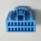 Youye High-quality 16 pins Female Connector Electrical Wiring Connector grey/blue