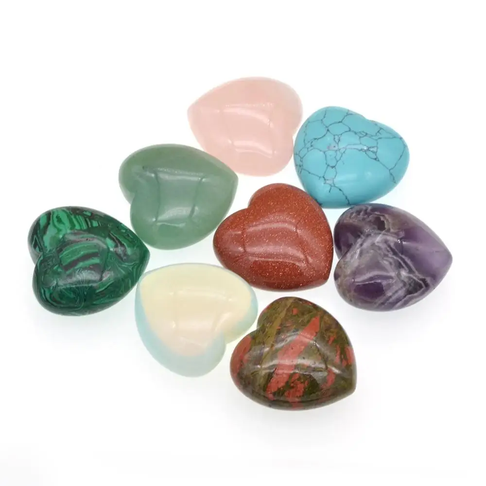 Natural Semi Precious Stone Heart Collection Crystal Women Charka Jewelry Pendant without hole
Natural Semi Precious Stone Heart Collection Crystal Women Charka Jewelry Pendant without hole