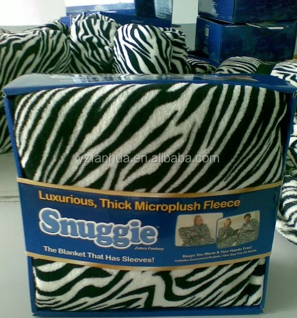 printed snuggie blanket