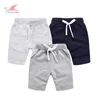 Factory wholesale custom summer 100% cotton solid color kid toddler boy's cargo shorts