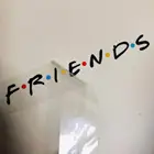 22PCS/Bag Friends Logo Weather Resist Vinyl Decal Sticker