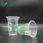 Logo printed disposable plastic cup biodegradable