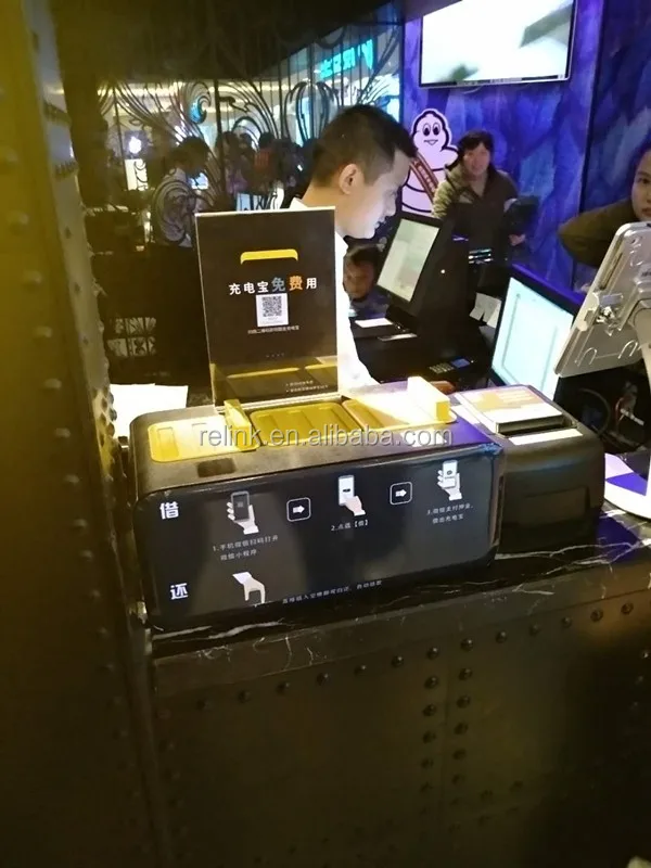 Patented 9 port Sharing power bank charging station for bar - ANKUX.COM