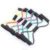 Exercise 8 Shape Tube Resistance Elastic Band For Chest Expander