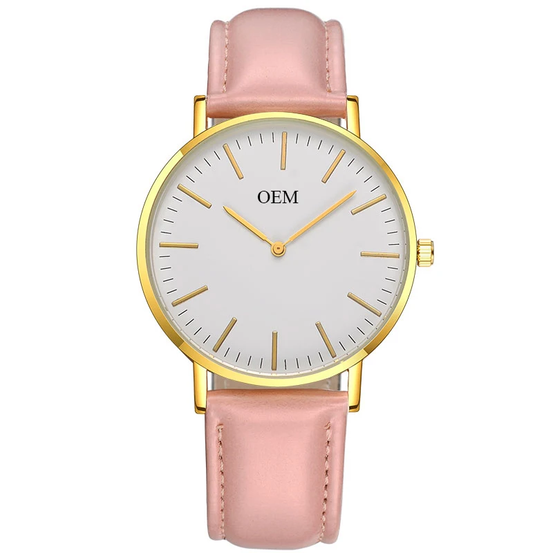 Custom Logo Watch Unisex Men Women Ultra- thin Gold Silver Case Pu Leather Wrist Watch Brand Name
Custom Logo Watch Unisex Men Women Ultra- thin Gold Silver Case Pu Leather Wrist Watch Brand Name