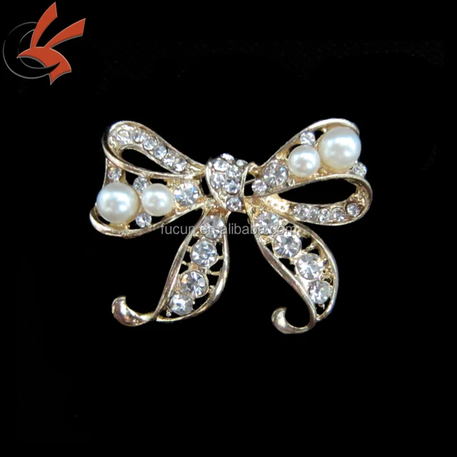rhinestone diamond crystal vintage flower brooch pin brooches