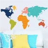 Colorcasa New Product 036 the World Map PVC Wall Paper Art Wall Decal Removeable Wall Sticker for Living Room