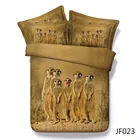 Bed linen Cheeky Meerkats 3d Animal print HD bedding set