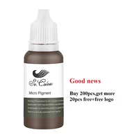 

3.9$ high quality permanent makeup pigment 15ml eyebrow tattoo ink for For eyebrow,eyeliner,lips