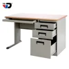 Modern office furniture latest design high quality Metal cold rolled steel and wooden Desk with filing cabinet