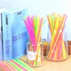 Festival products supply party items fashionable glow dark fluorescent straw 100