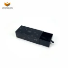 glasses wear paper drawer box packaging with ribbon and microfiber pouch