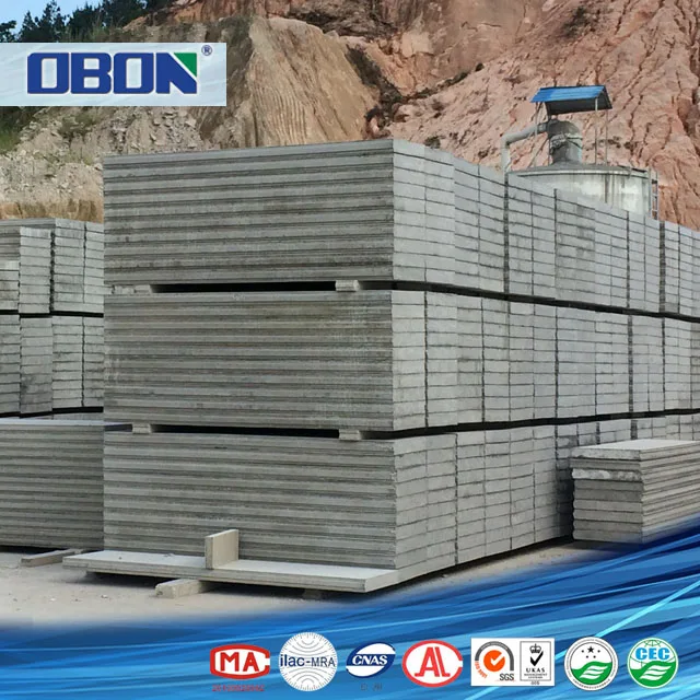 OBON schnelle preis-bau fertig leichte betonplatte für verkauf