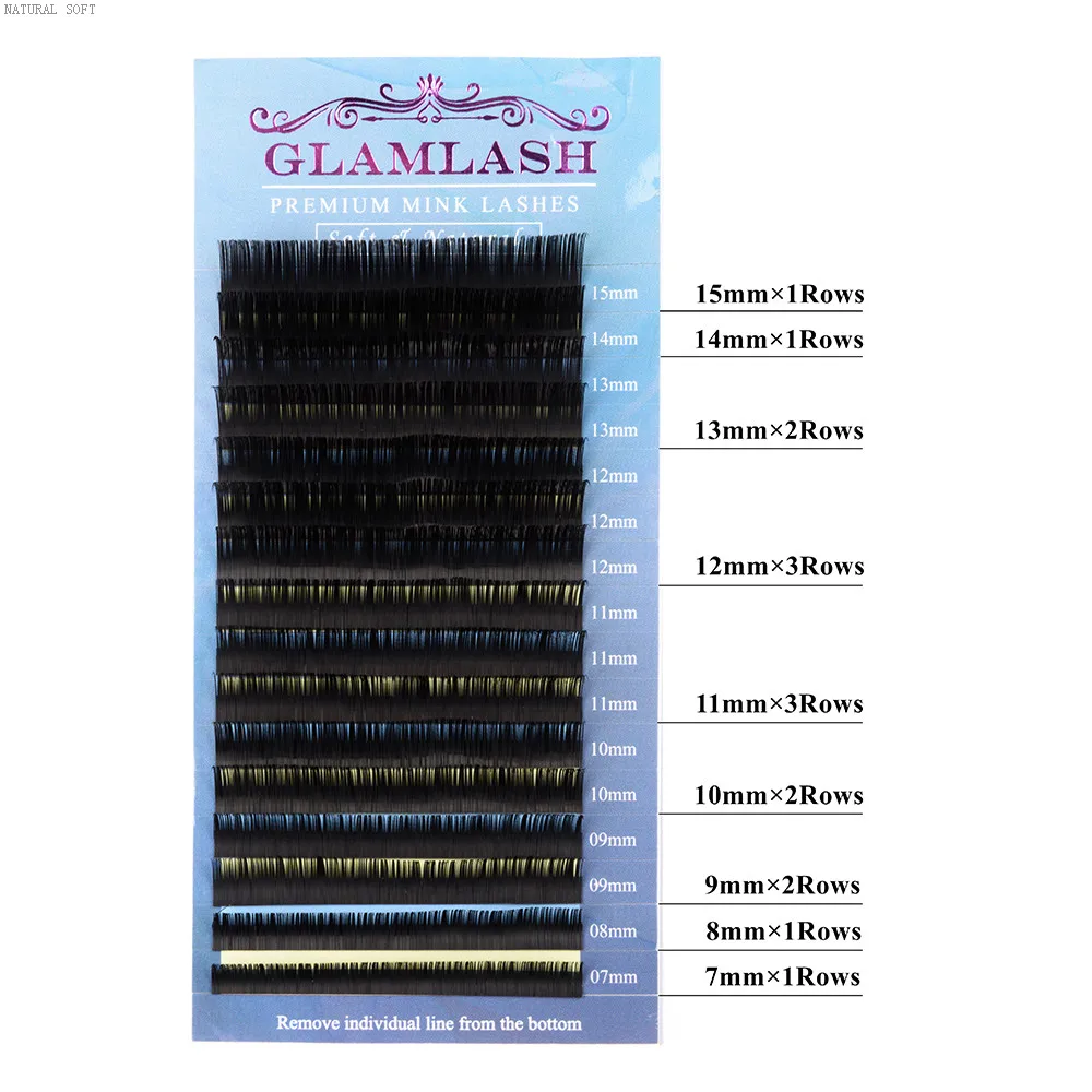 Premium high quality 16Lines 7~15 mix korean single synthetic mink lashes extensions individual fake mink eyelashes, Natural black
Premium high quality 16Lines 7~15 mix korean single synthetic mink lashes extensions individual fake mink eyelashes, Natural black