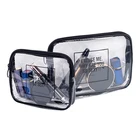 PVC Transparent Cosmetic Bag Waterproof Clear Pouch Organizer Makeup Bags Women Travel Toiletry Case