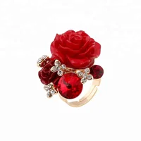INFANTA JEWELRY Christmas Hand Decoration Women Ring Jewelry Girl Adjustable Finger Rings With Rose Red Wedding Ring 2018
INFANTA JEWELRY Christmas Hand Decoration Women Ring Jewelry Girl Adjustable Finger Rings With Rose Red Wedding Ring 2018