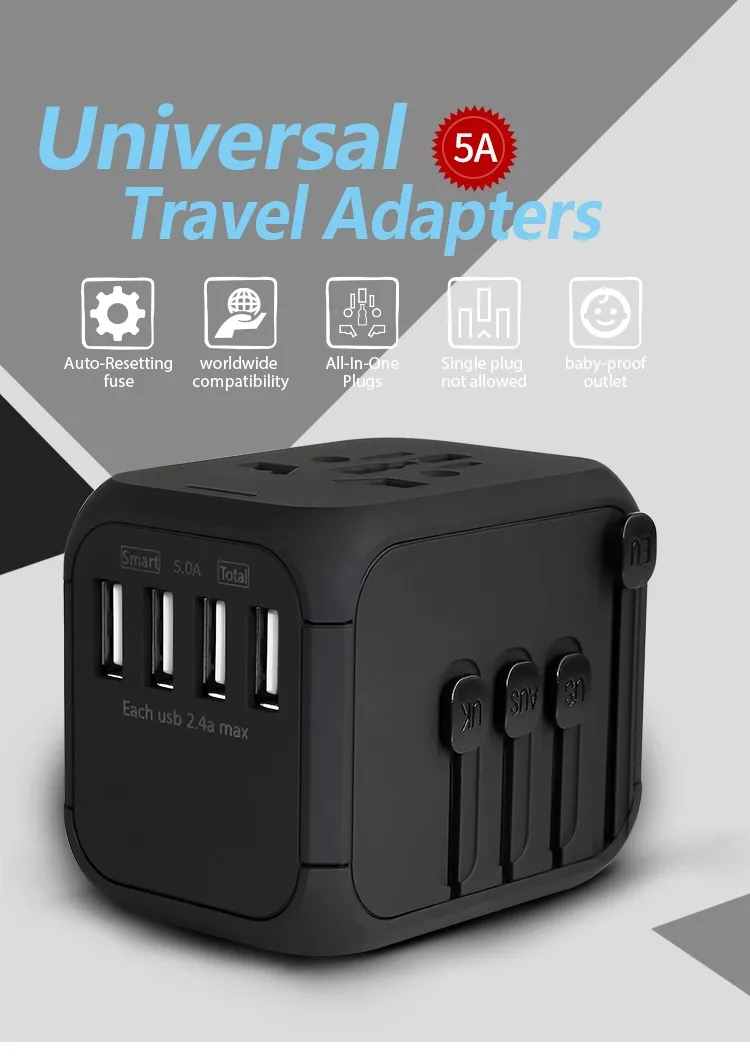 promotional gifts us uk eu au plugs universal travel adapter