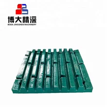 Apply to metso nordberg jaw crusher wear parts C80 fixed jaw plate wear plate price