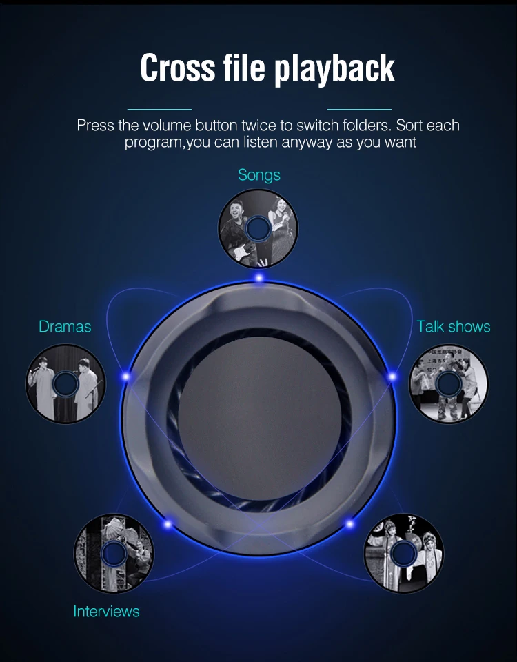 Newest Super Bass Desktop Ipx5 Sports Handsfree Portable Waterproof Outdoor Mini True Wireless Speaker - ANKUX.COM