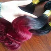 Cheap Malaysian Hair Sew In Hair Weave Grade 7A Virgin Malaysian body wave or loose curly ombre color weft with stock