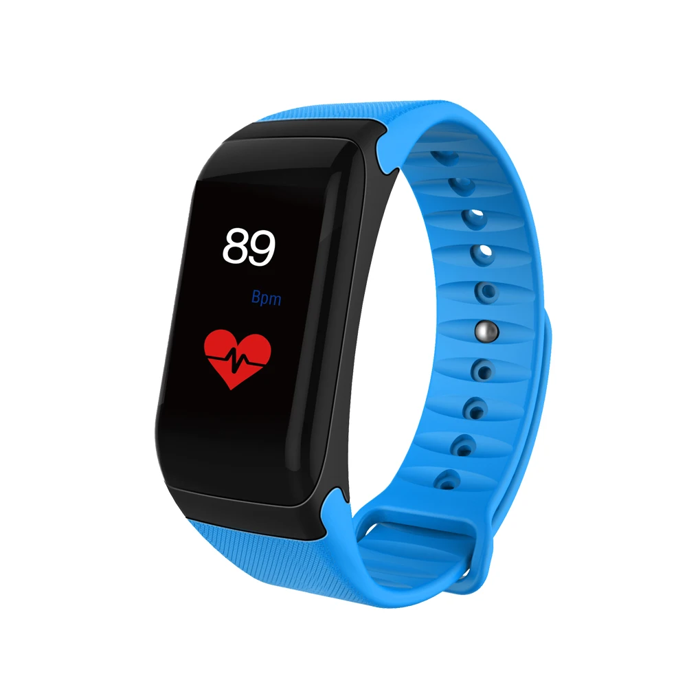 F1 Plus Waterproof Blood Pressure Fitness Tracker Smart Bracelet For Android IOS Phone, Black/red/blue
F1 Plus Waterproof Blood Pressure Fitness Tracker Smart Bracelet For Android IOS Phone, Black/red/blue
