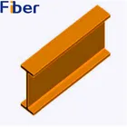 Pultruded Fiberglass FRP I Beam for construction