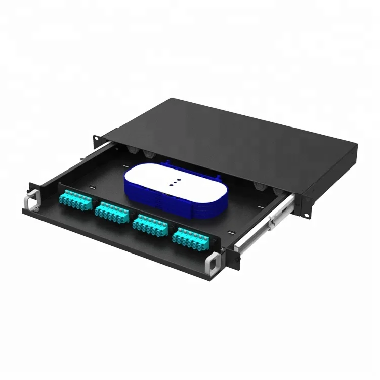 Rack Drawer 1u Fiber Odf 48 Port Fiber Optic Patch Panel Buy