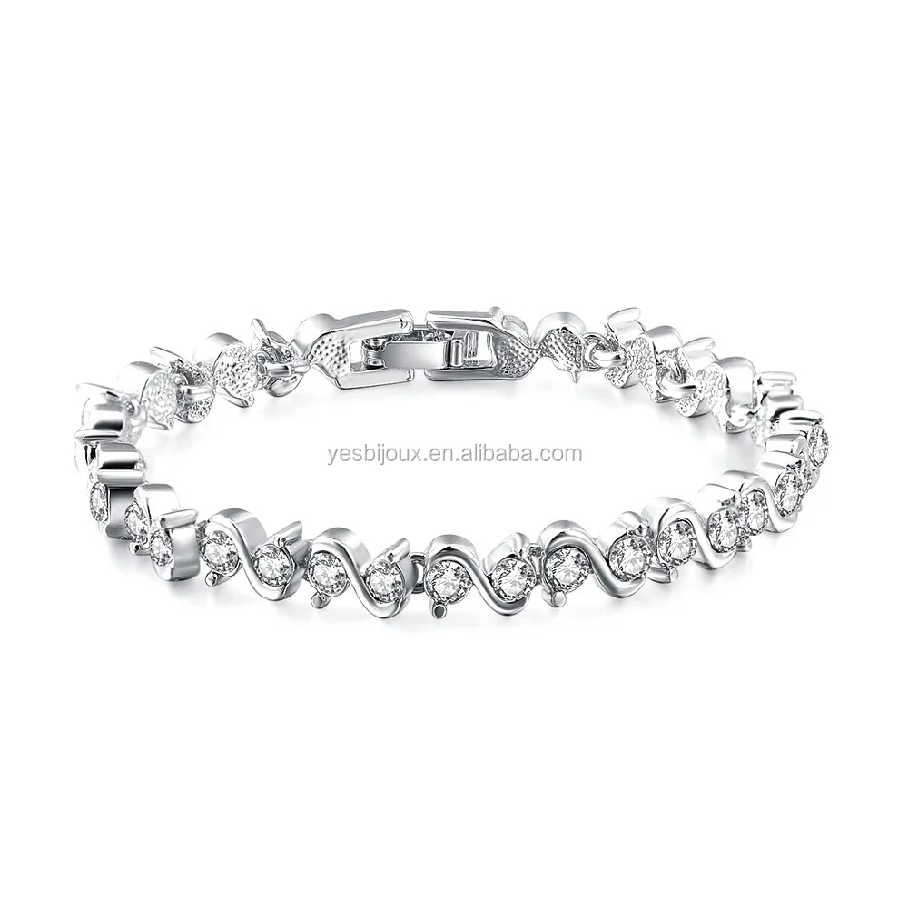 rhodium plated brass zirconia bracelet sample free no tarnish
rhodium plated brass zirconia bracelet sample free no tarnish