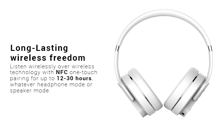 SODO Doqaus Vogue 2 with FM Wearable Speaker Wireless Headsets Bluetooth Headphone with Mic - ANKUX.COM
