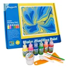 Upmarket marbling colorful pigment ink kids painting set