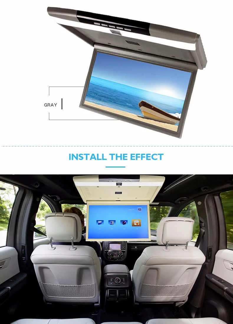 Cheap Price Car Tft Lcd Roof Mounted Monitor Tv Usb Sd Hdmi Buy Car