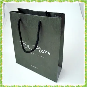 wholesale decorative luxury recyclable fashion gift paper bags