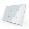 Livolo Manufacturer US standard Crystal Glass Panel Wall Light Touch Sensitive Switch+ LED Indicator VL-C304-81