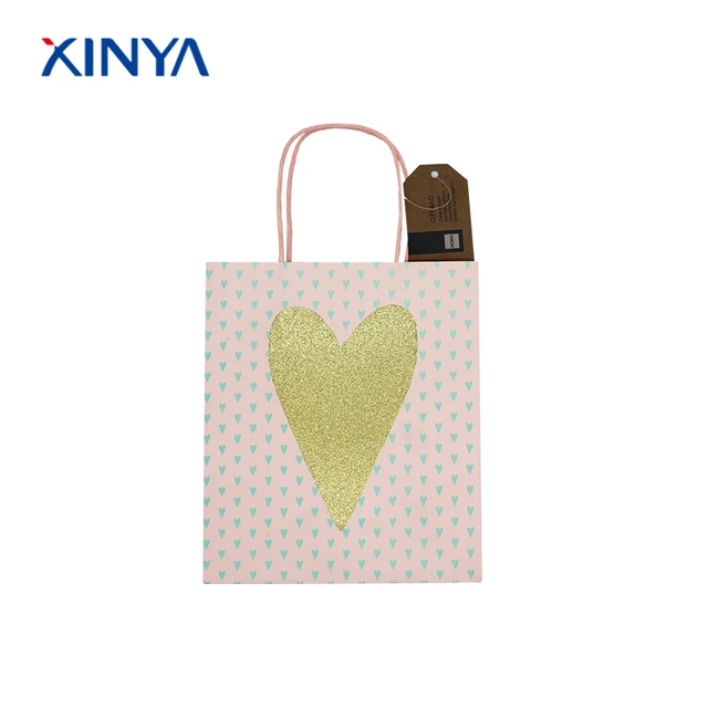 bulk gift bags kraft paper cement paper bag for toys