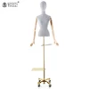 Clothes Display Model Body Male Female Linen Mannequins For Window Display Half-body Mannequin Shelf