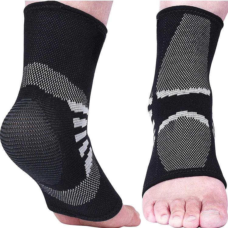 Customized Sport/Fitness Elastic Ankle Foot Support Brace, Black 
Customized Sport/Fitness Elastic Ankle Foot Support Brace, Black