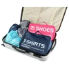 simple portable 7pcs packing makeup organizer travel bag