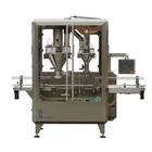 Powder Auger Dosing Filling Canning Machine Line for Cans Tins Jars Bottles