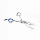 Cheap high quality pet dog cat grooming curved scissors for dogs
