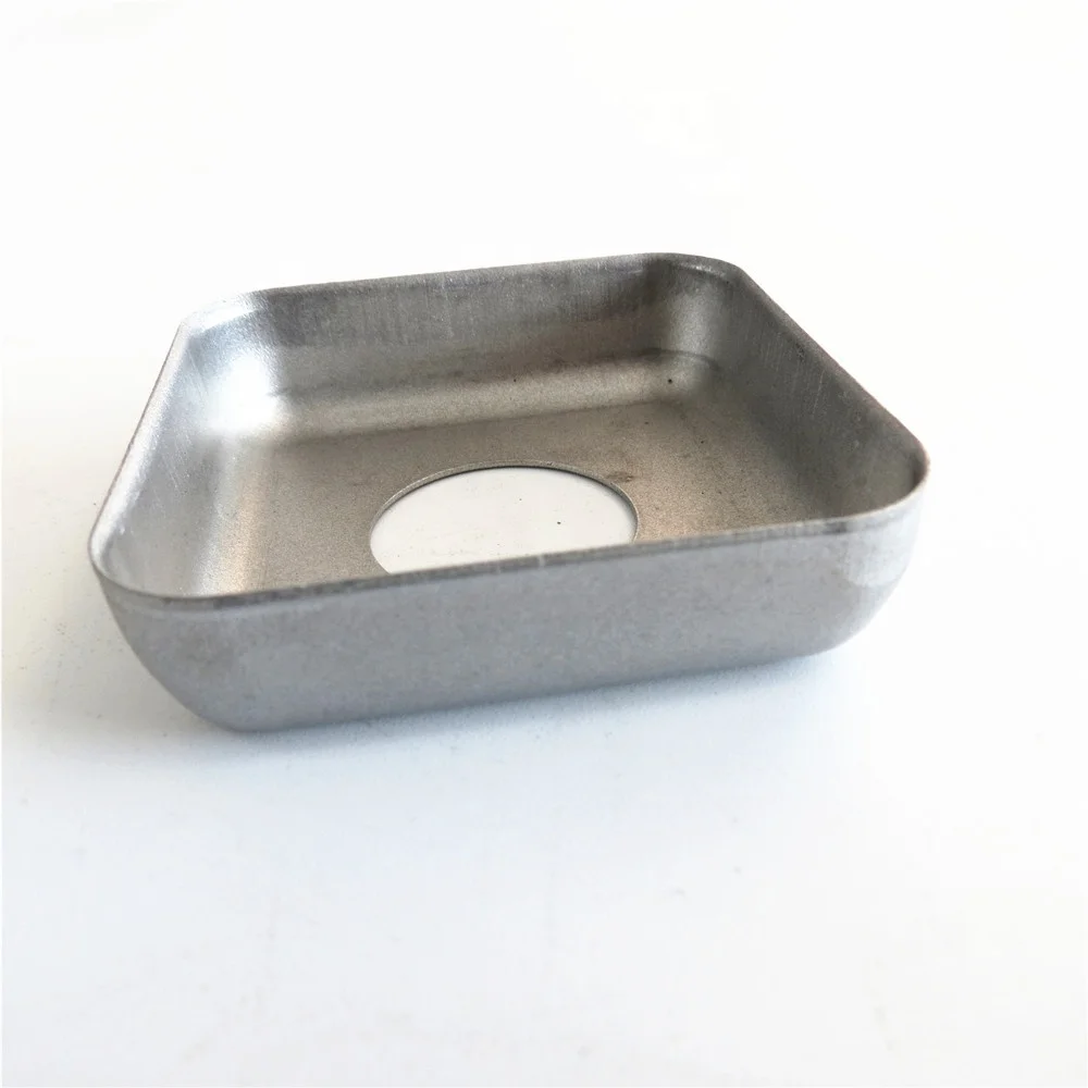 Customized cheap Sand blasted square aluminum die casting box cover