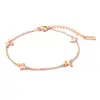 Exquisite Rose Gold Plated Butterfly Anklet Payal