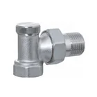 Hvac Heating 90 Degree Manual Brass Radiator Valve Angle Type For Radiator Heating Wide Angle Lens