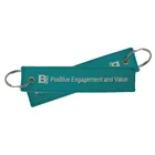 Textile Superior Quality Fashion Jewelry Keychain Coil Ring With Clip Key Chain For Motorcycles And Cars Scooters Tag