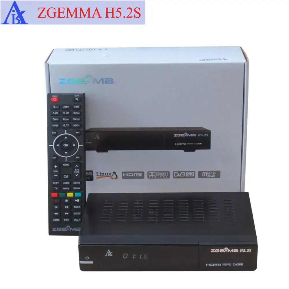 twin tuner DVB S/ DVB S2 H.265 decoding ZGEMMA H5.2S
